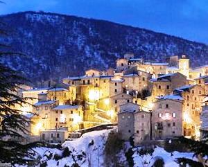 Le luci del borgo di Scanno